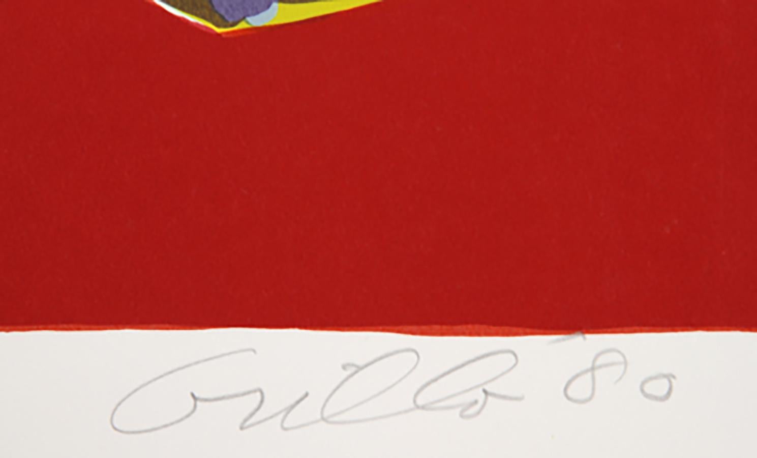 Pájaro (Lámpara Verde), Serigrafía Pop Art de John Grillo en venta 1