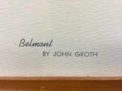 "Belmont Park Steeplechase'" 1953 by John Groth