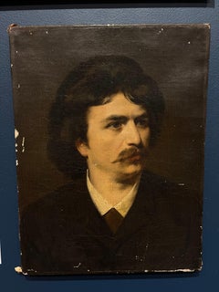 Mark Twain Oil Portrait