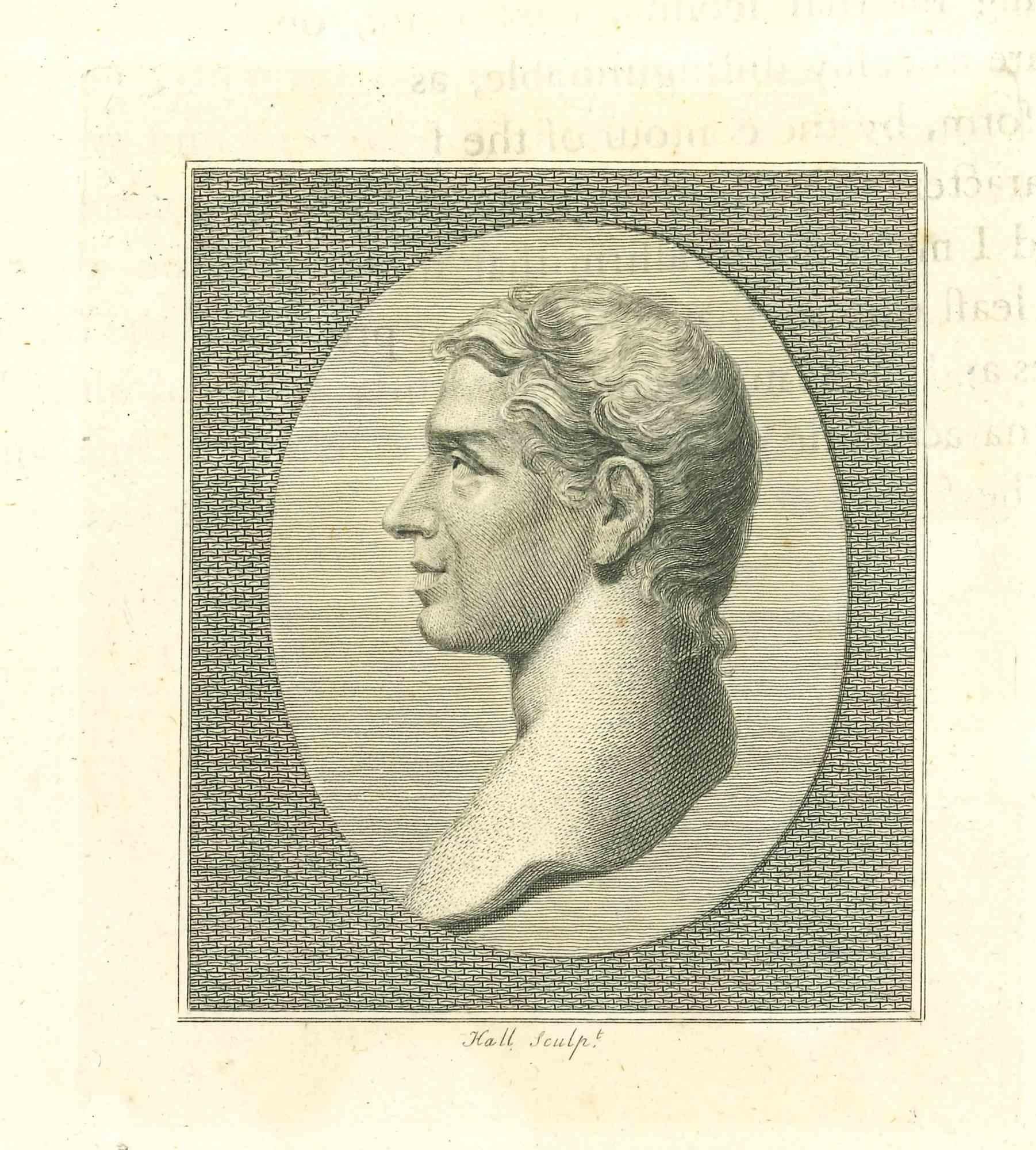 Portrait of a man is an original artwork realized by John Hall for Johann Caspar Lavater's "Essays on Physiognomy, Designed to promote the Knowledge and the Love of Mankind", London, Bensley, 1810. 

This artwork portrays a man. On the back of this