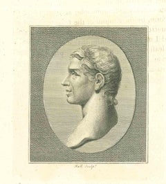 Portrait of a Man - Original Etching by John Hall - 1810
