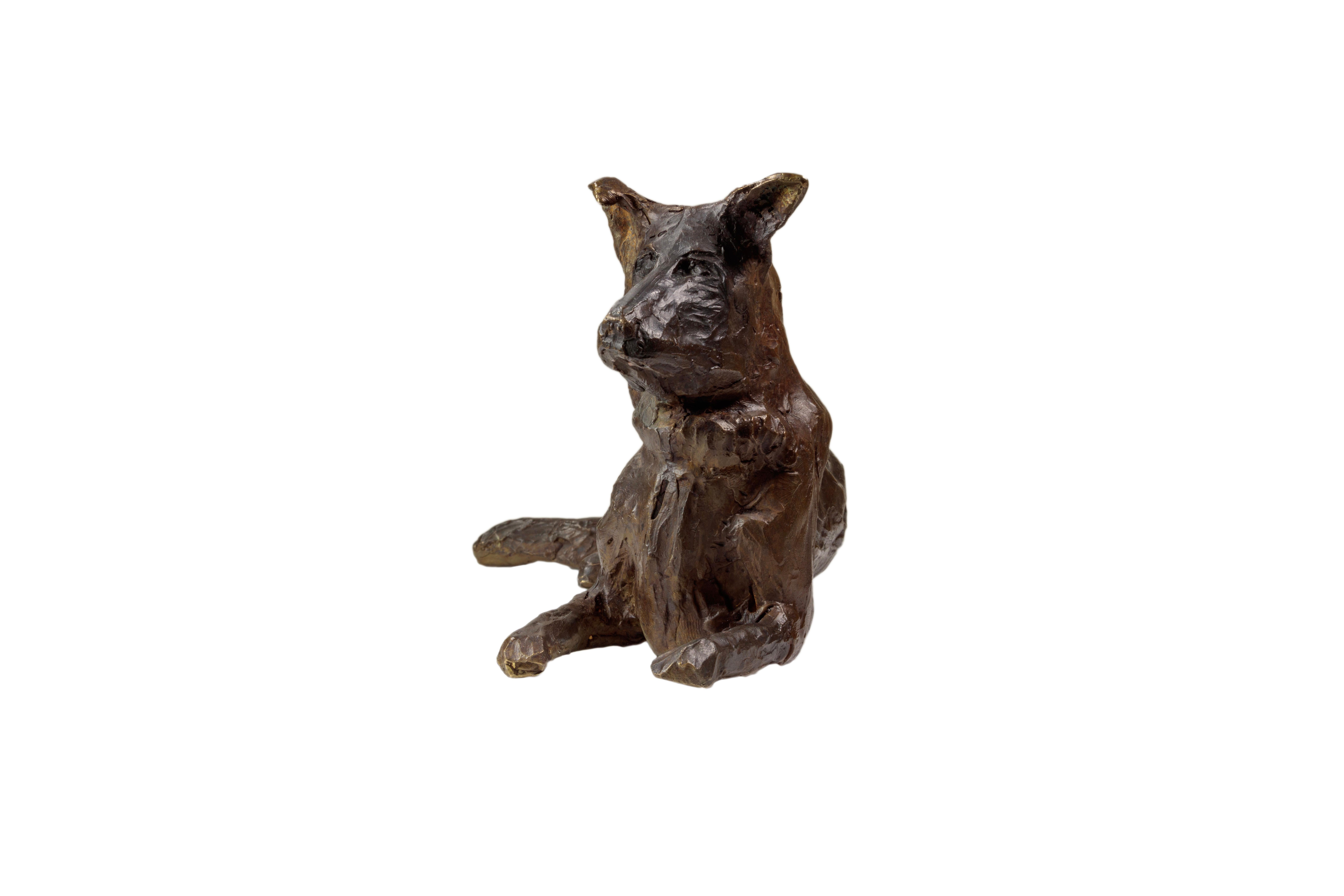 Ivy (German Shepherd) - Sculpture by John Hallett