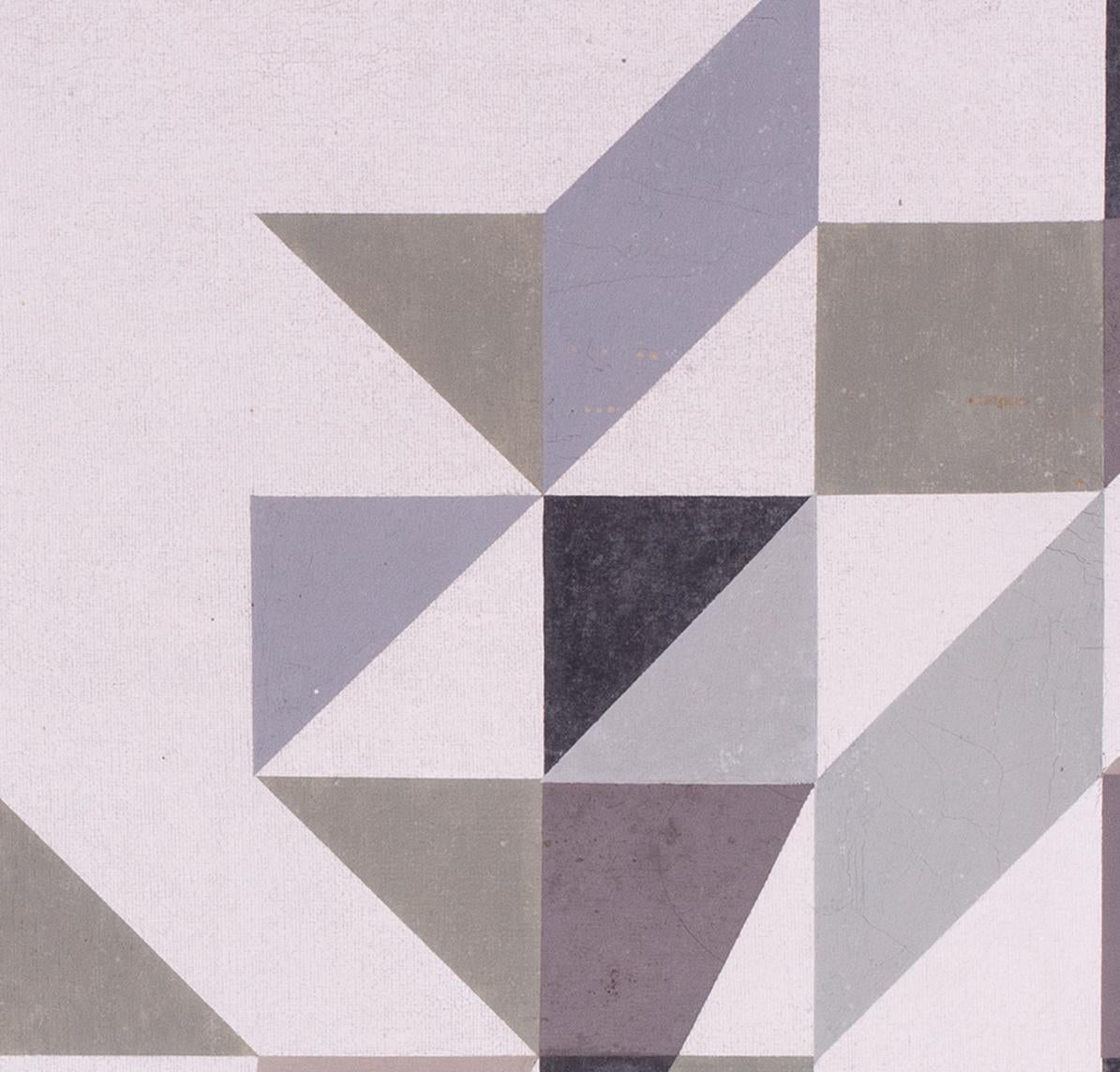 John Hambleton Holdcroft (British, 1926 – 2014)
Abstract No.1
Signed on the reverse
30 x 40 in. (76.2 x 101.7 cm.)

During his time at art college John Hamilton Holdcroft was president of the Students union for two consecutive years, achieved the