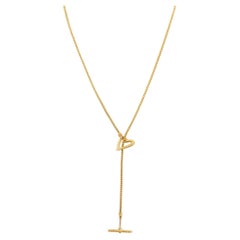 John Hardy 14K Yellow Gold Classic Chain Mini Heart Pendant Necklace