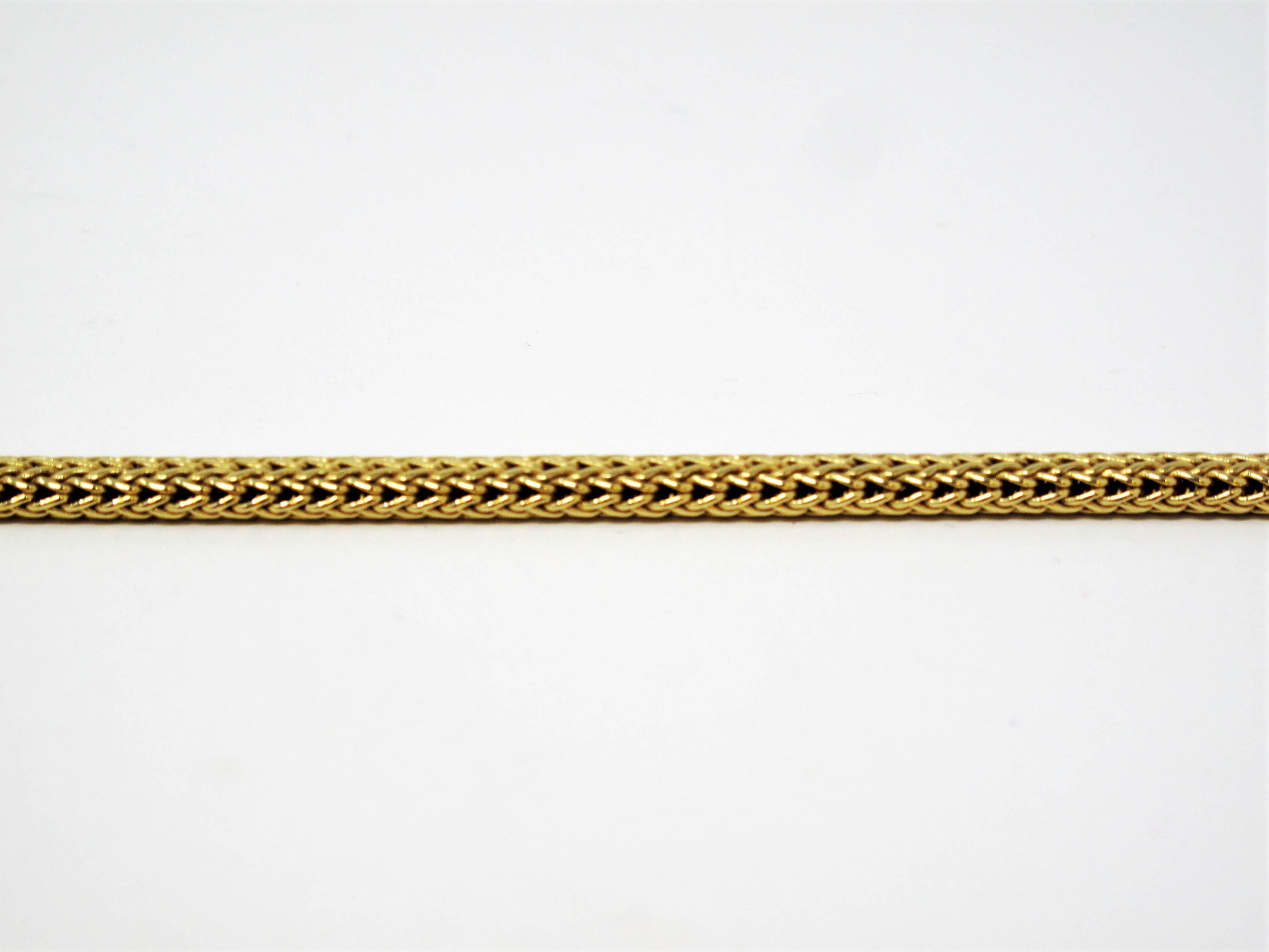 Contemporary John Hardy 18 Karat Yellow Gold Classic Chain Woven Necklace