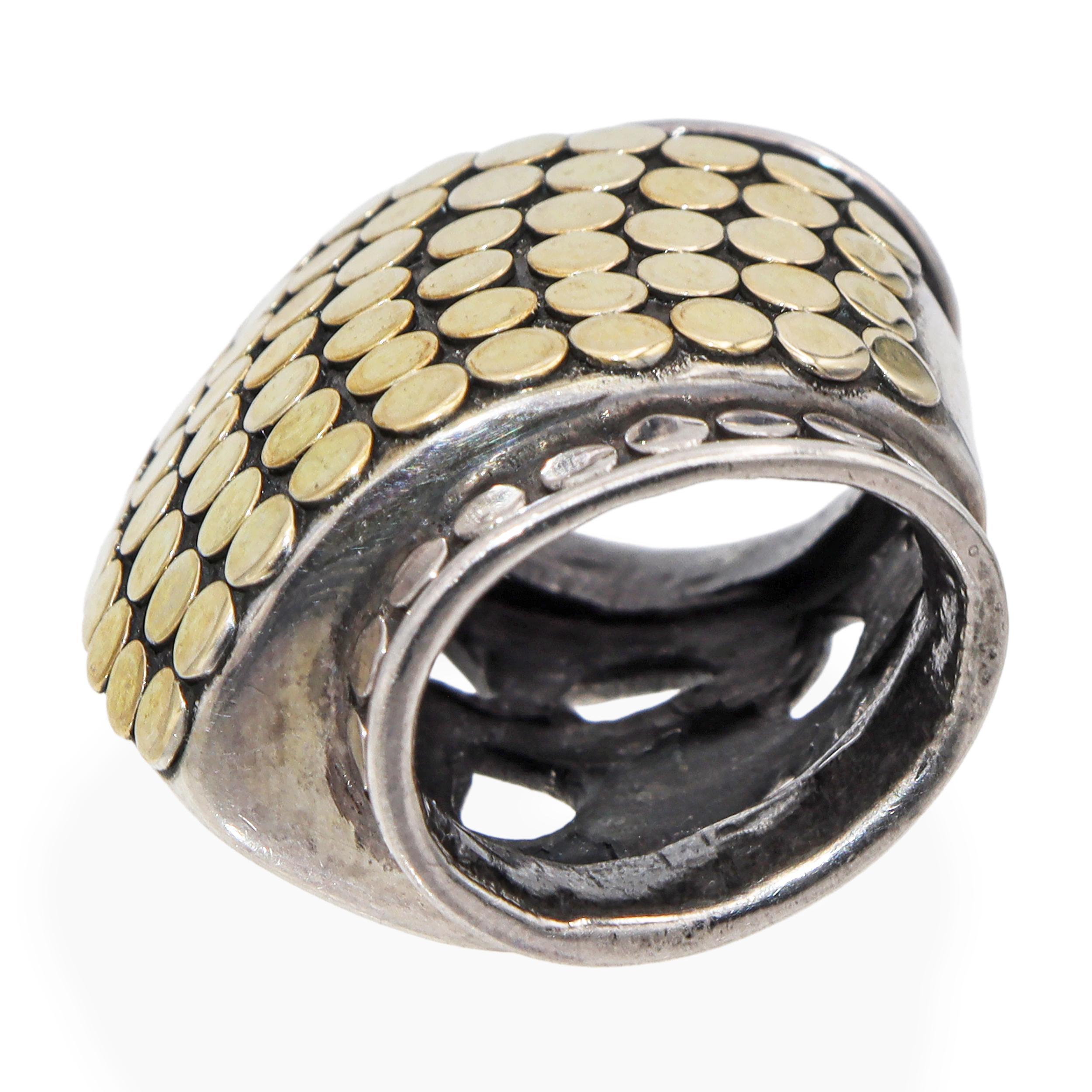 Donna John Hardy, ciondolo in oro 18 carati e argento Sterling Dot Dot Collection Enhancer in vendita