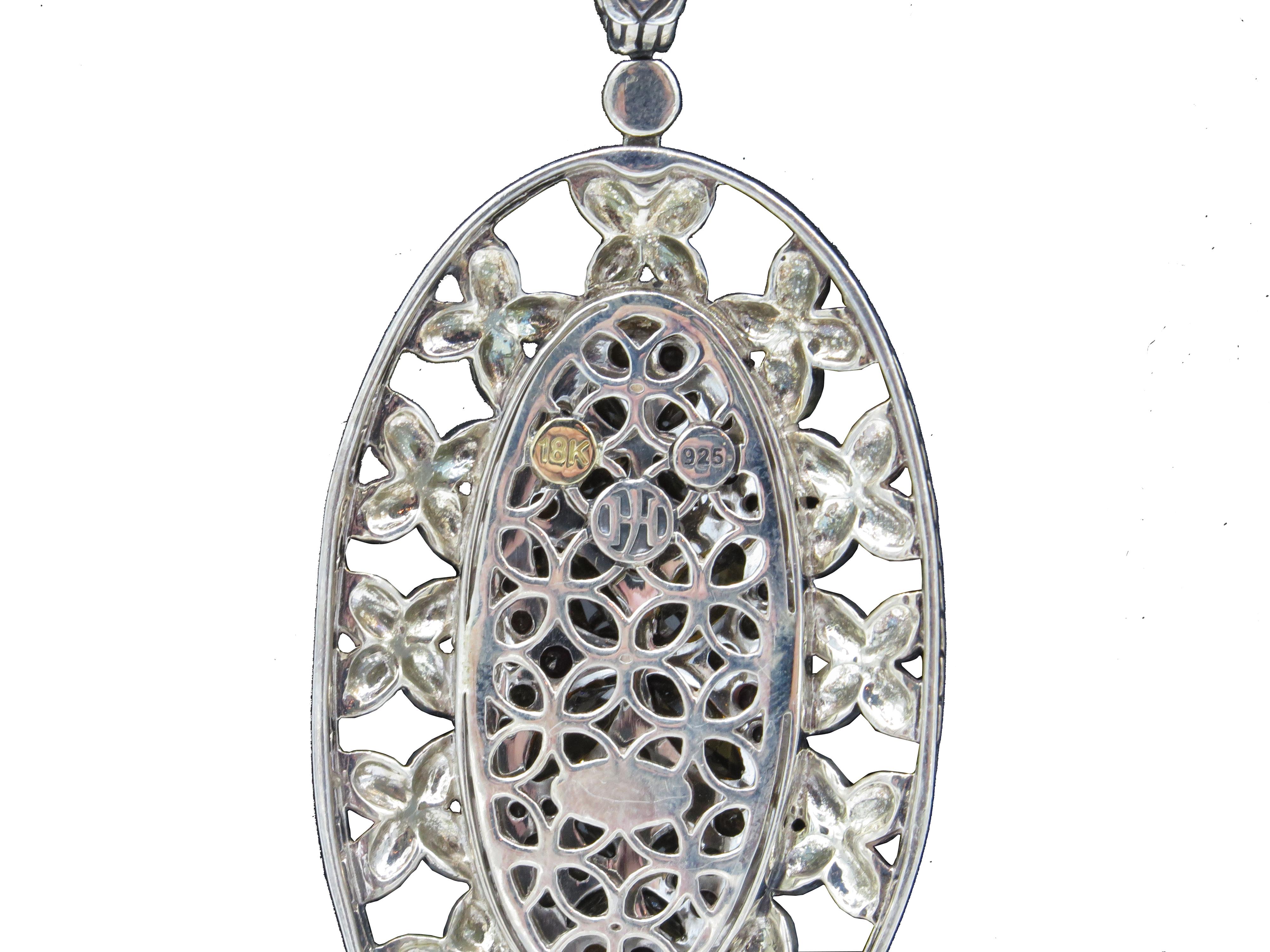 John Hardy, collana in argento 925 e 18 carati In condizioni ottime in vendita a West Palm Beach, FL