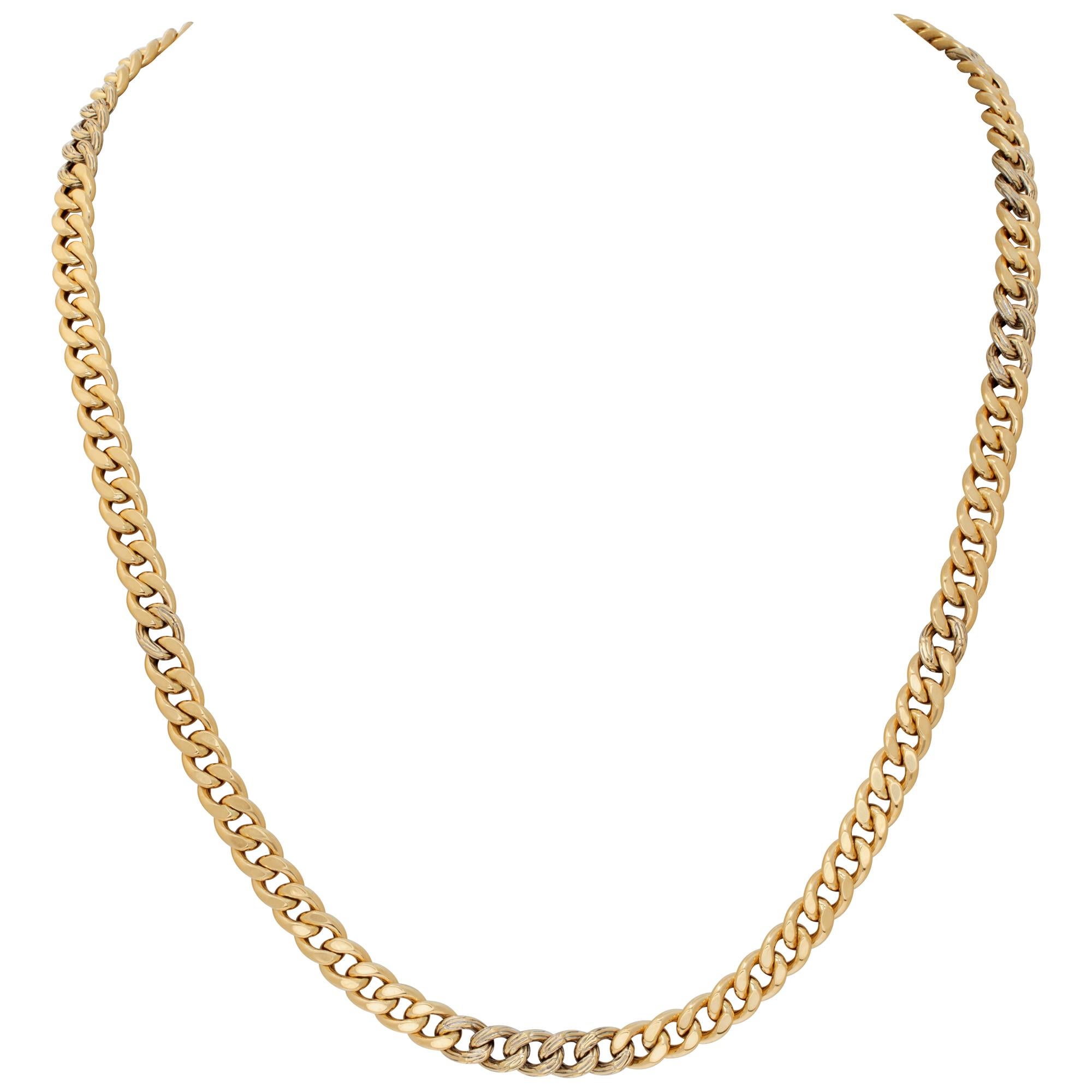 John Hardy 18k yellow gold chain necklace  For Sale