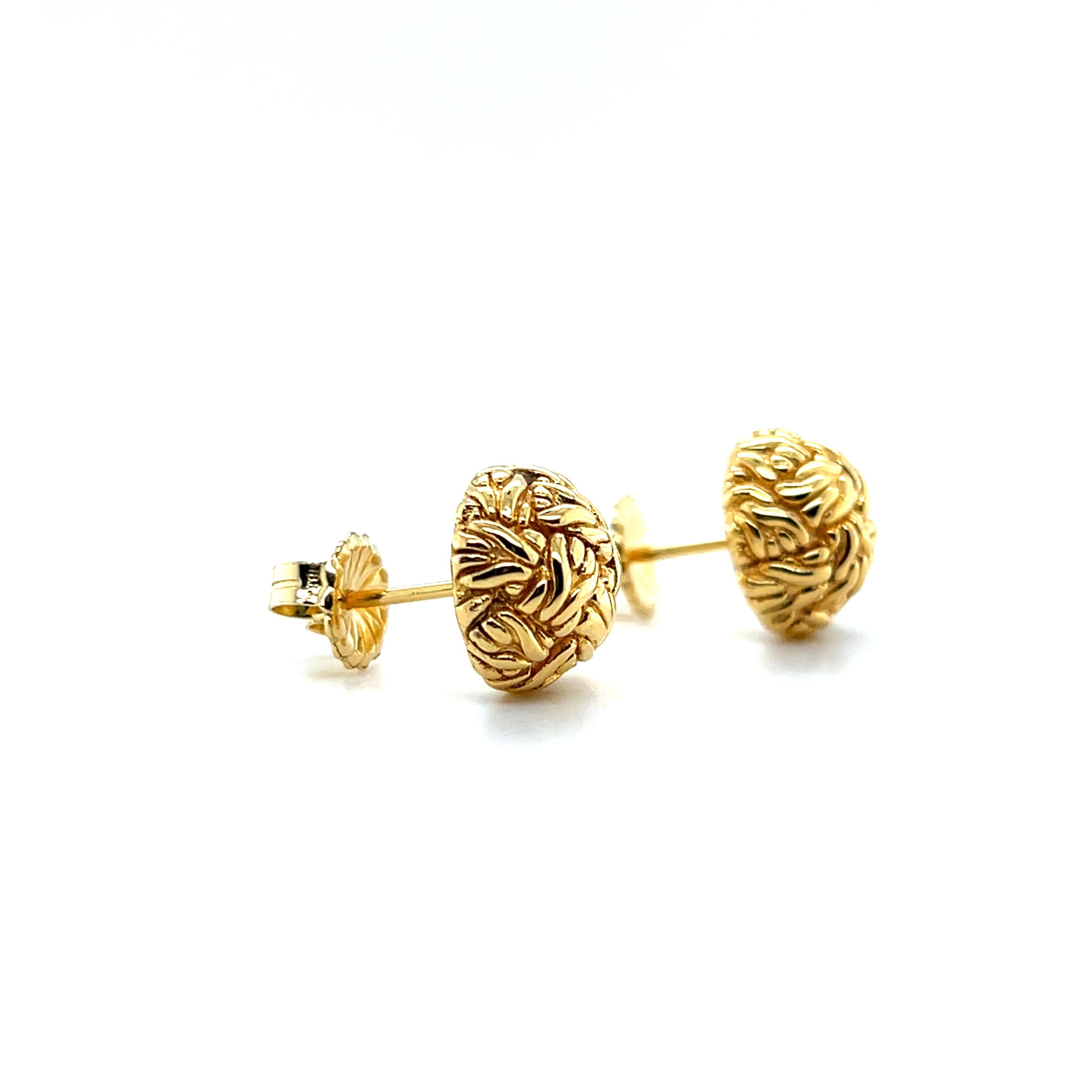 Contemporaneo John Hardy - Orecchini con catena classica e nodo a sfera in oro giallo 18 ct. in vendita