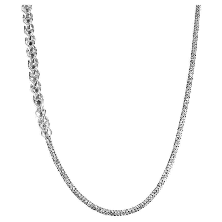 John Hardy Asli Classic Chain Link Station Necklace NB90380X36 For Sale