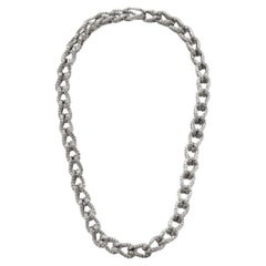 John Hardy Asli Classic Silver Link Chain Necklace NB900770X18