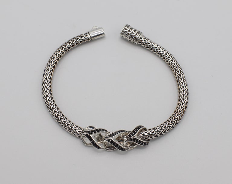 John Hardy Sapphire Modern Chain Link Bracelet - Sterling Silver
