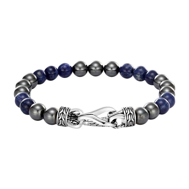 John Hardy Men's Classic Chain Bead Bracelet with Black Onyx