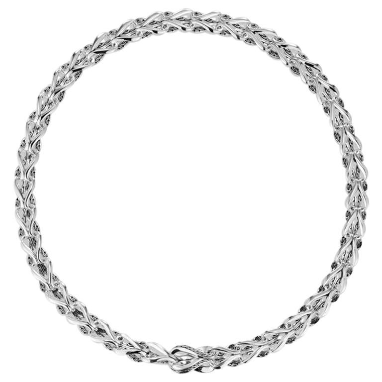 John Hardy Asli Classic Chain Link Station Necklace NB90380X36 For Sale