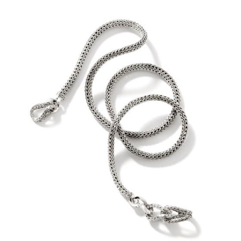 John Hardy Asli Classic Chain Link Silver Triple Wrap Bracelet BU900937XUM For Sale 1