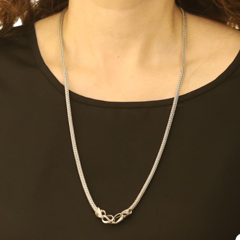 Donna John Hardy Asli Catena Classica Trasformabile Collana e Bracciale 36