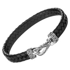John Hardy Herrenarmband aus Leder BM900041BL