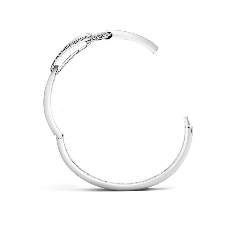 Sterlingsilber
Armreif ist 13,5 mm breit
Größe Medium 
BB900221XM

