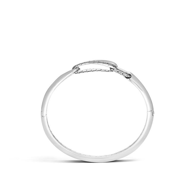 John Hardy Asli Armreif mit Scharnier aus Strerling Silber BB900221XM im Zustand „Neu“ im Angebot in Wilmington, DE