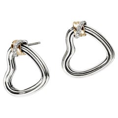 John Hardy Bamboo Heart Earrings EZZP501122DI