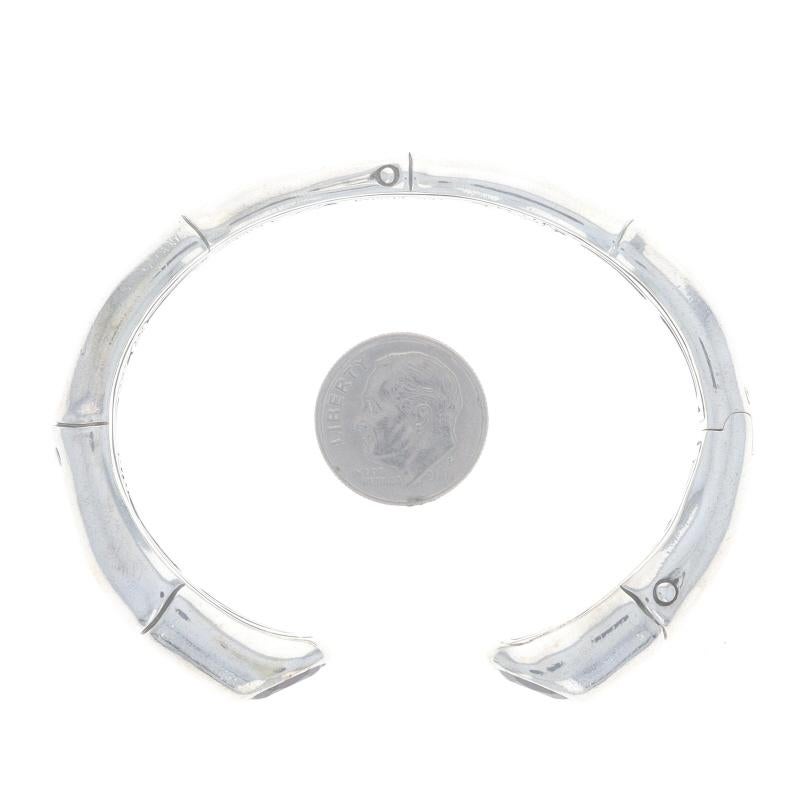Donna John Hardy Bracciale in bambù e onice con cerniera 6 1/2