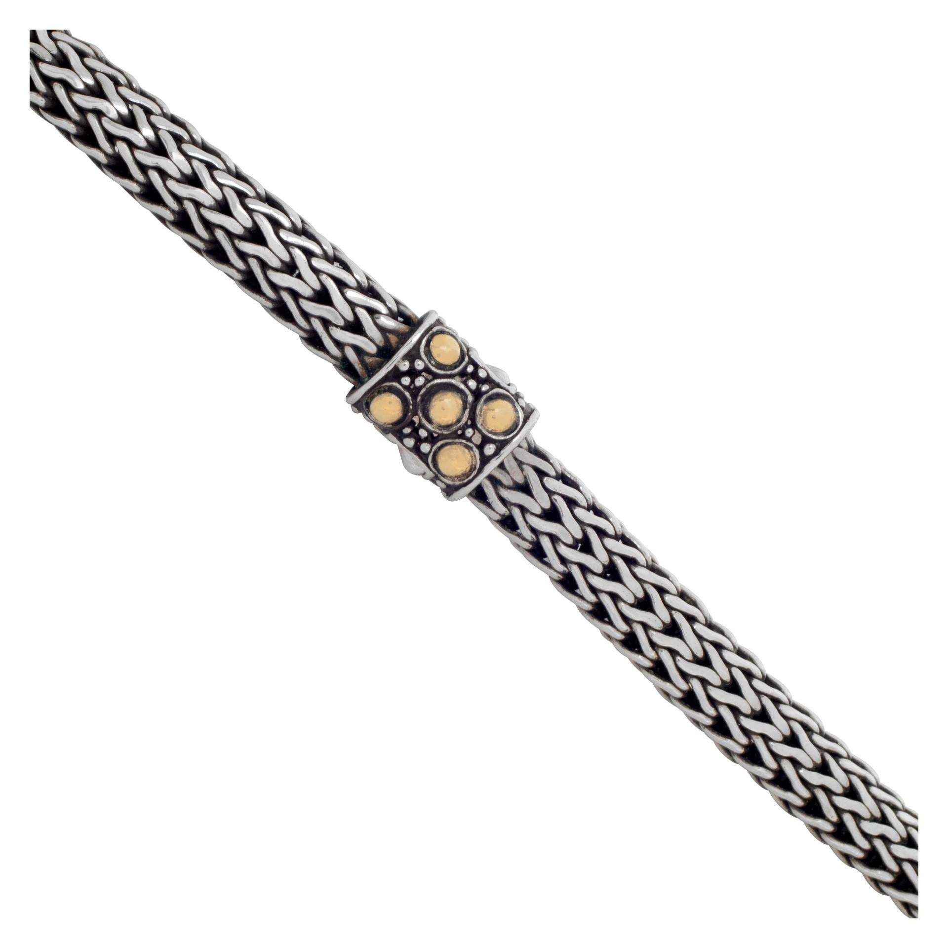 John Hardy Collana con ciondolo in argento sterile Bamboo Slide in vendita 1