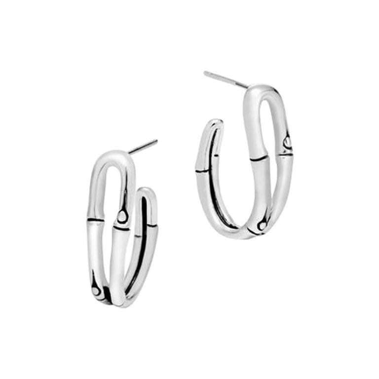 John Hardy Bamboo Small Hoop Earring EB5905