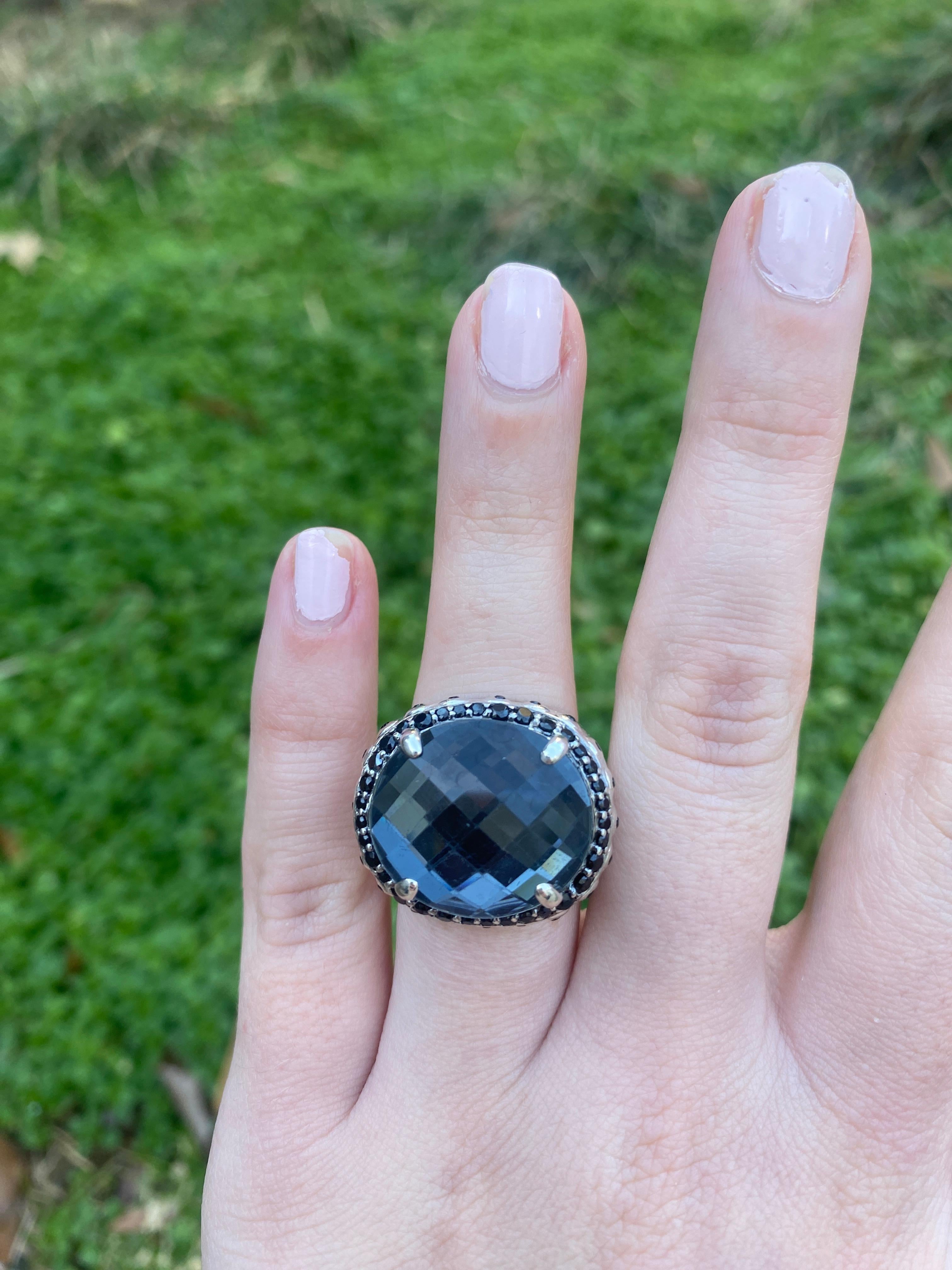 Anillo de bambú John Hardy, plata de ley, talla 5,5 en venta 2