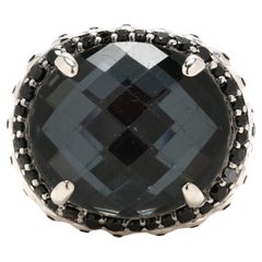 John Hardy Bague fantaisie bambou, argent sterling, taille de bague 5,5