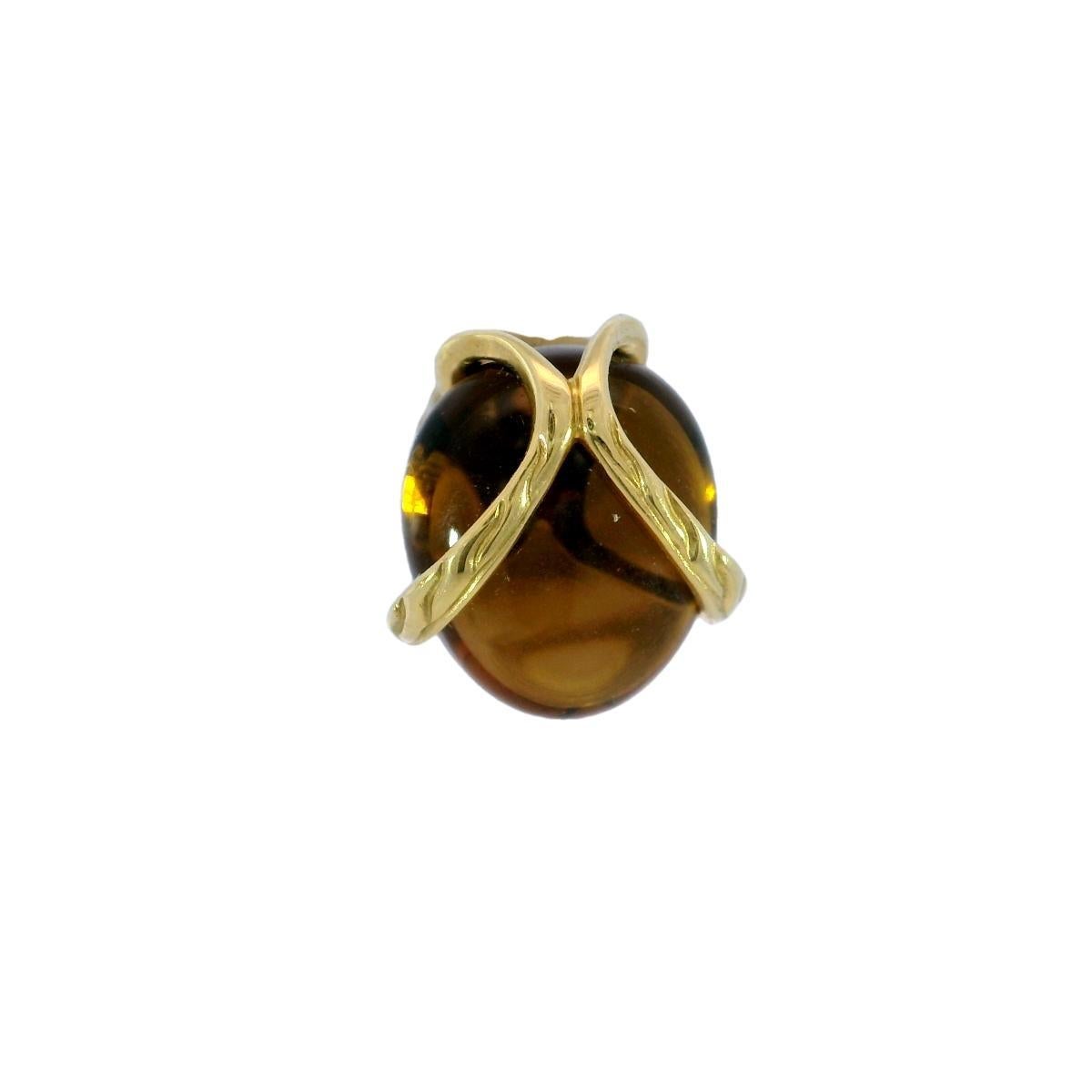 John Hardy Bamboo Stud Earrings Orange Gemstone 18k Yellow Gold

These John Hardy stud earrings showcase a harmonious blend of natural beauty and refined design. Made in 18K yellow gold, they feature rich orange amber-like stones, each encased in a