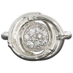 John Hardy Bamboo White Sapphire Ring