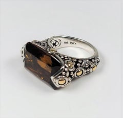 John Hardy "Batu" Smoky Quartz Ring