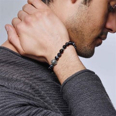 John Hardy Bead Bracelet with Banded Agate BMS9465511BDAGXM