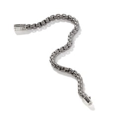 John Hardy Blackened Box Chain Bracelet BM900086SMBRDXUM