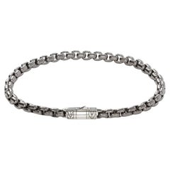 John Hardy Bracciale a catena con scatola annerita BM900086SMBRDXUM
