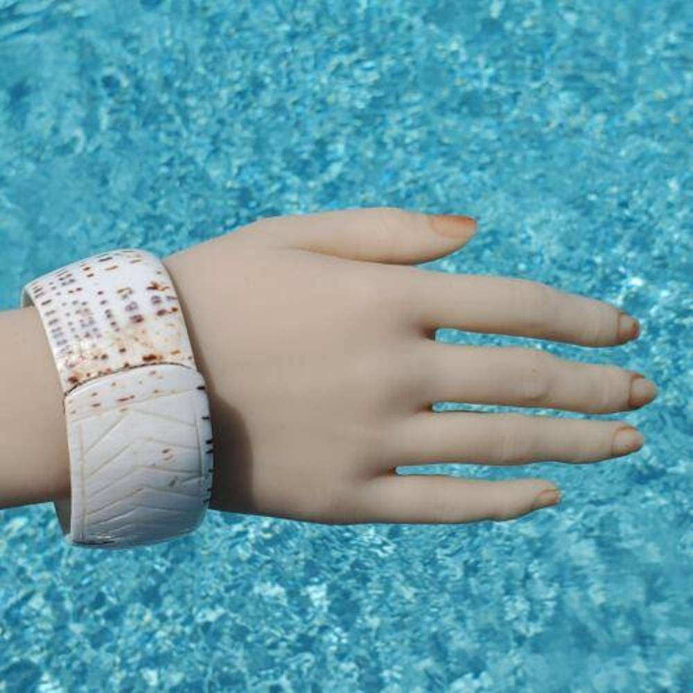 John Hardy Pulsera Brazalete Concha Cinta Oro 18k Diamante Zafiro Guy Bedarida en venta 2