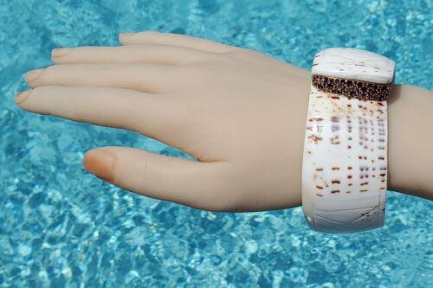 John Hardy Pulsera Brazalete Concha Cinta Oro 18k Diamante Zafiro Guy Bedarida en venta 3
