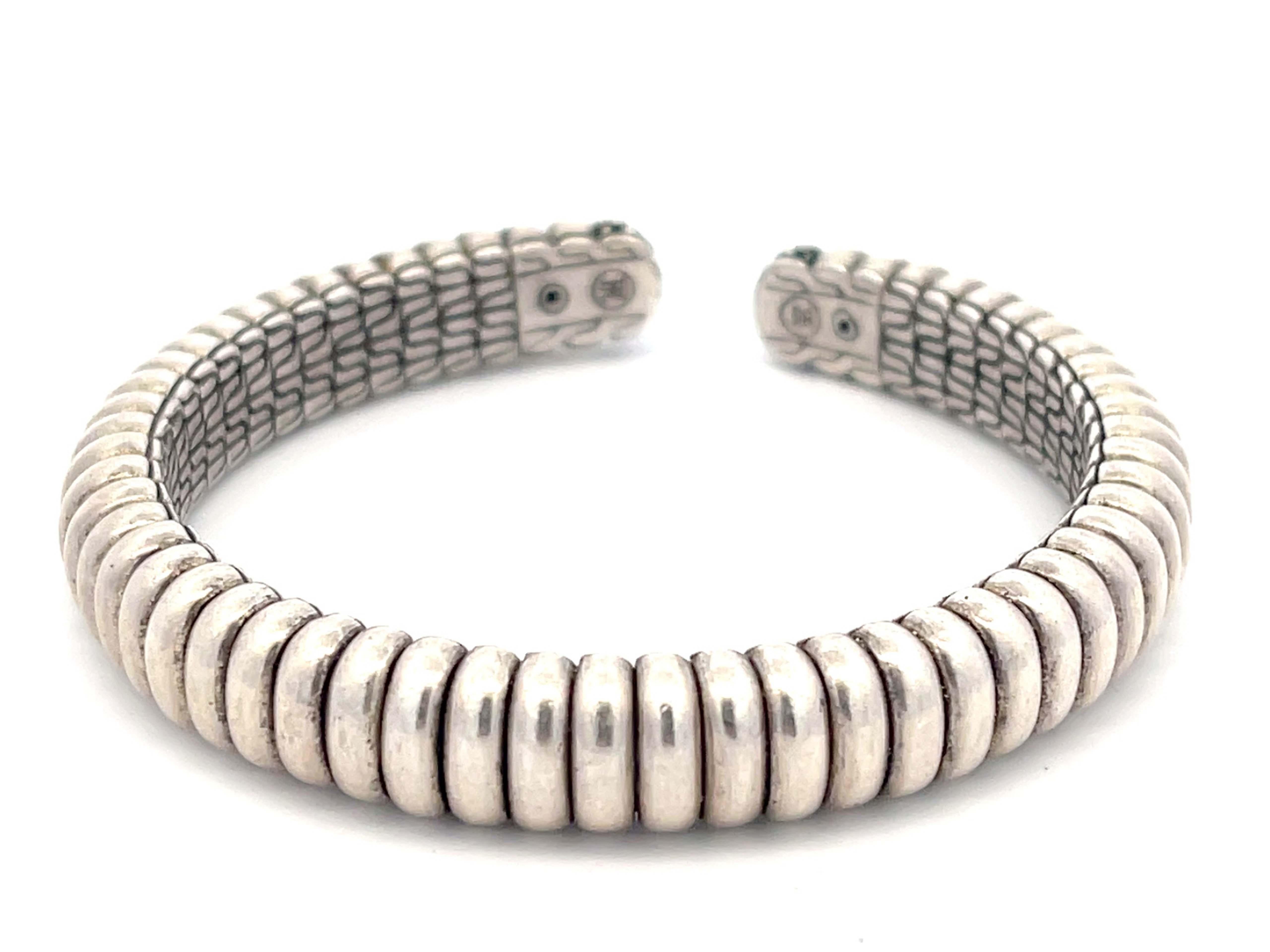 John Hardy Bracelet en argent sterling et saphir noir Excellent état - En vente à Honolulu, HI