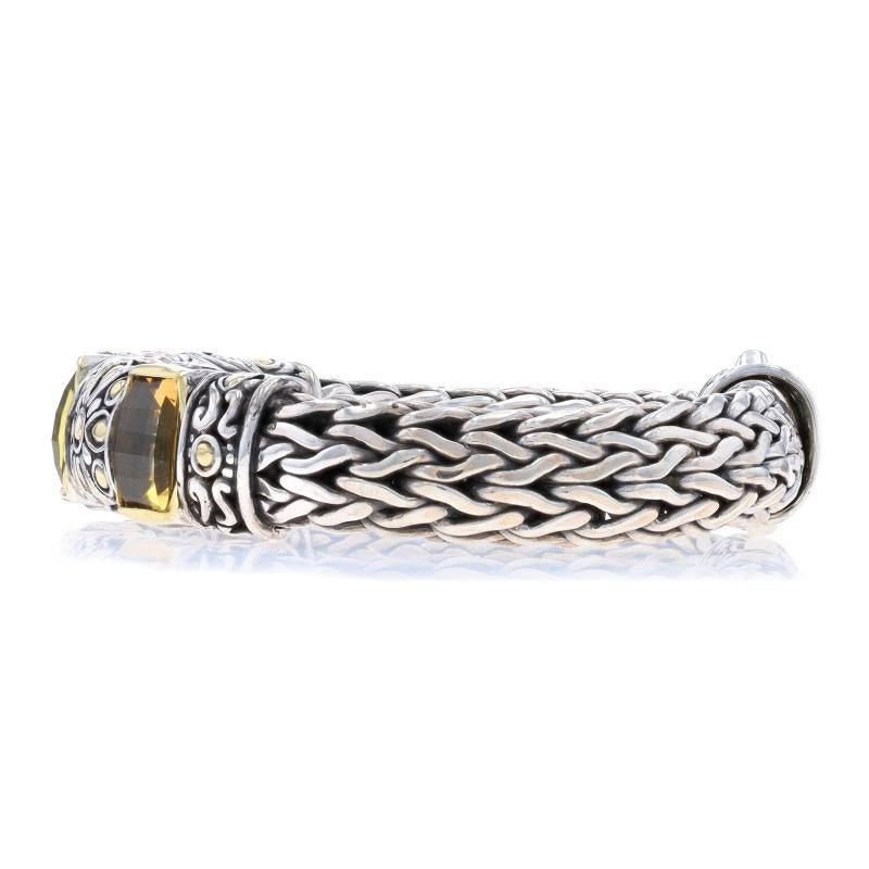 Women's John Hardy Citrine Three-Stone Station Bracelet 6 1/4
