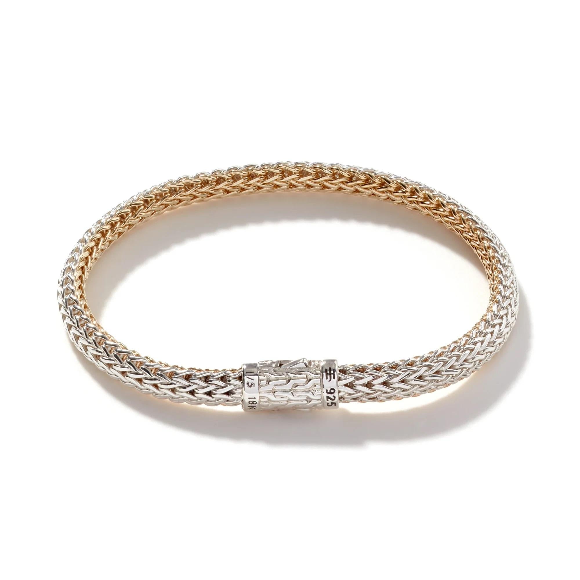 BRACELET TYPE: Chain
MATERIAL: 18K Yellow Gold Plated, Sterling Silver
GENDER: Ladies
SIZE: M
COLLECTION: Classic Chain
PRODUCT TYPE: Bracelet
MODEL NUMBER: BZ96RVXUM