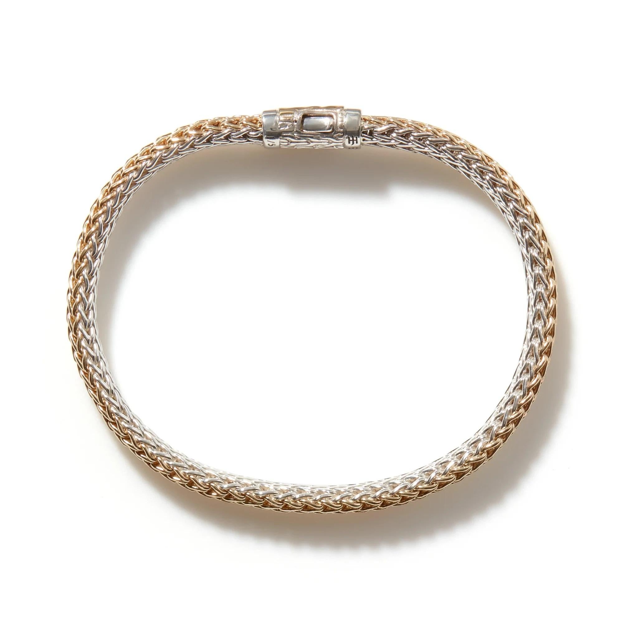 John Hardy Classic Kette 5MM Reversible Icon Armband BZ96RVXUM im Zustand „Neu“ im Angebot in Wilmington, DE