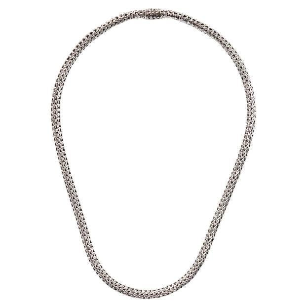 John Hardy Classic Chain Silver Necklace NB904CX24 For Sale