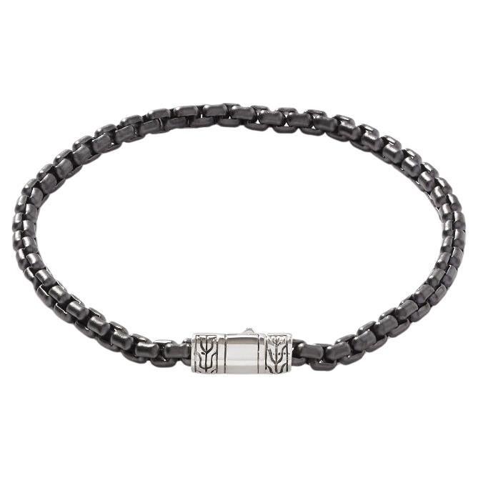 John Hardy Bracelet à chaîne classique BM90264BLPVDXUL