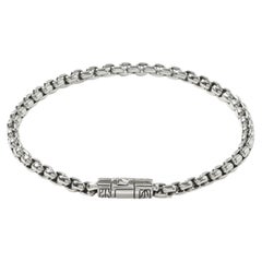 John Hardy Classic Chain Bracelet Box Chain in Silver BM90264XUL