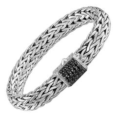 John Hardy Classic Chain Bracelet with Black Sapphire BBS94052BLS