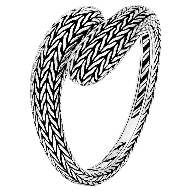 John Hardy Classic Chain Bypass Bracelet en argent sterling - vente liquidée