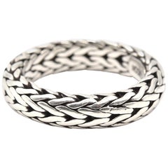 John Hardy Classic Chain Collection Sterling Silver Ring
