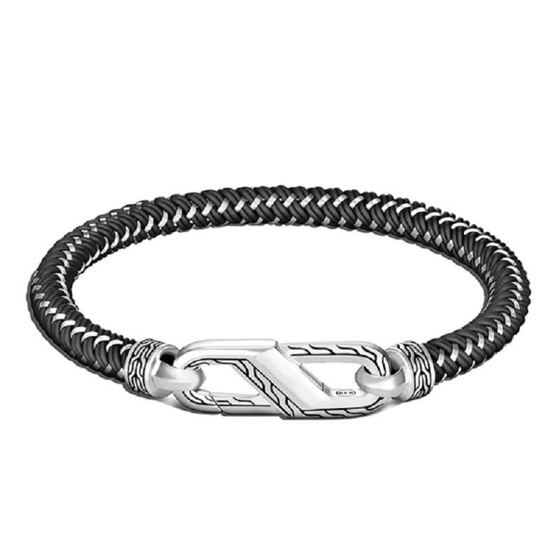 Women's or Men's John Hardy Classic Chain Cord Bracelet BM900287BLXUL For Sale
