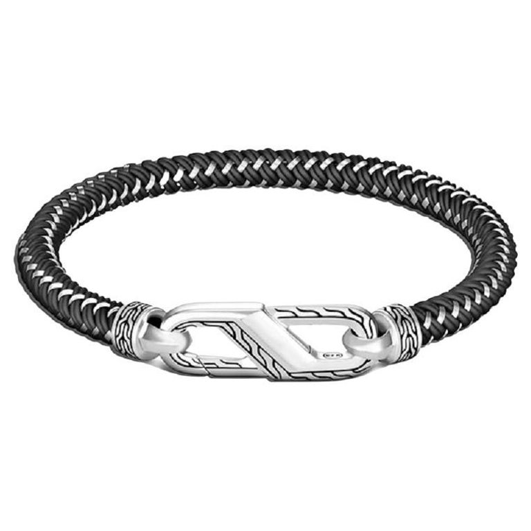 John Hardy Classic Chain Cord Bracelet BM900287BLXUL For Sale at 1stDibs