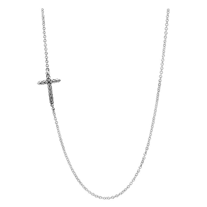 John Hardy Classic Chain Cross Necklace NB90465X20-21 For Sale